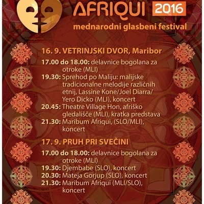 MARIBUM AFRIQUI 2016 - Poglobitev izkušnje malijske ritmike in petja