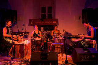 Zimska produkcija bobnarjev Plesne izbe Maribor <em>Foto: Gregor Salobir</em>