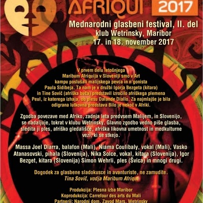 MARIBUM AFRIQUI 2017 - delavnica afriškega bobnanja