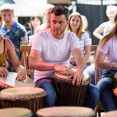 ČARAFRIKA pri nas-letna bobnarska produkcija <em>Foto: Saša Huzjak</em>