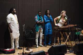 Maribum Afriqui 2016, Lassine Kone, Yero Dicko, Joel Diarra, Tina Sovič <em>Foto: Urška Lukovnjak</em>
