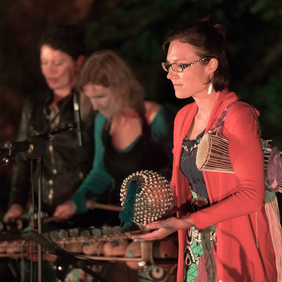 Maribum Afriqui 2016, Djembabe (Petra Hudrap, Tina Sovič, Karolina Bucka) <em>Foto: Urška Lukovnjak</em>