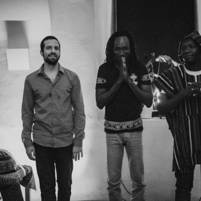 Maribum Afriqui 2017, Simon Wehrli, Niama Coulibaly, Joel Diarra <em>Foto: Gregor Salobir</em>